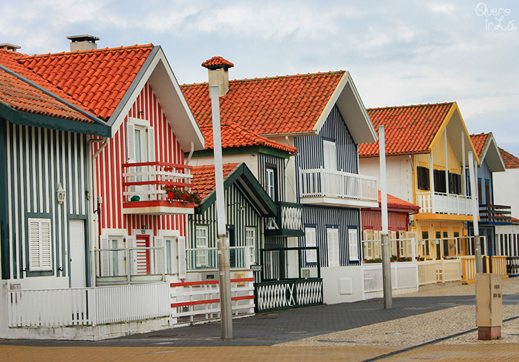 Palheiros de Costa Nova em Ílhavo, Aveiro