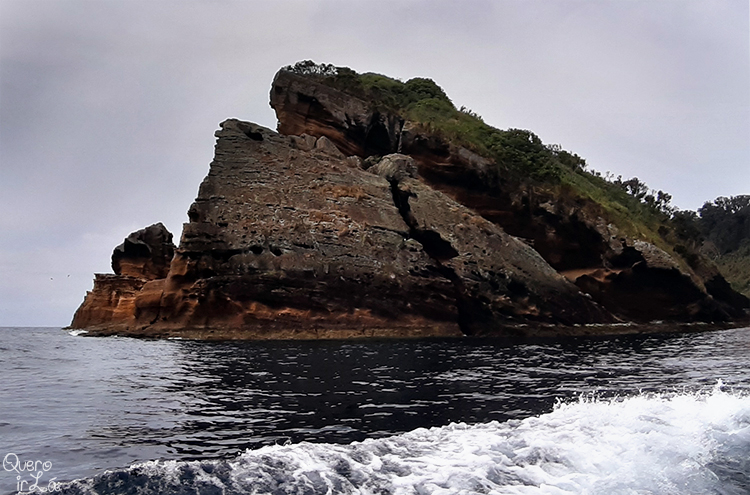 Ilhéu de Vila Franca do Campo na Ilha de São Miguel, Açores, Portugal