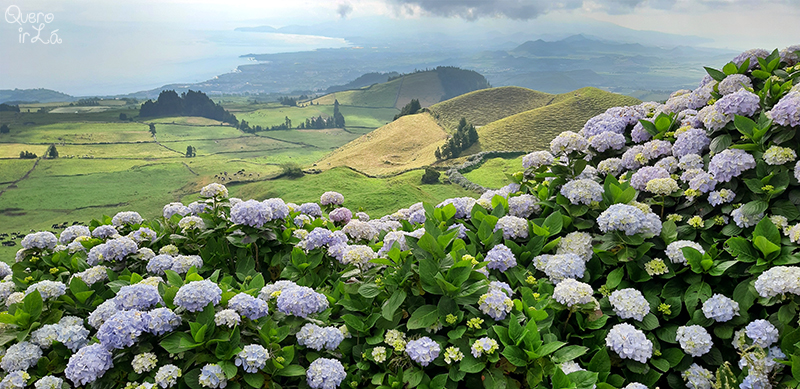 Miradouro Pico do Carvão na Ilha de São Miguel, Açores - Portugal