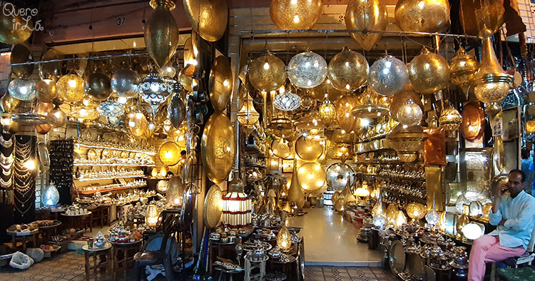 Souk em Marraquexe, Marrocos