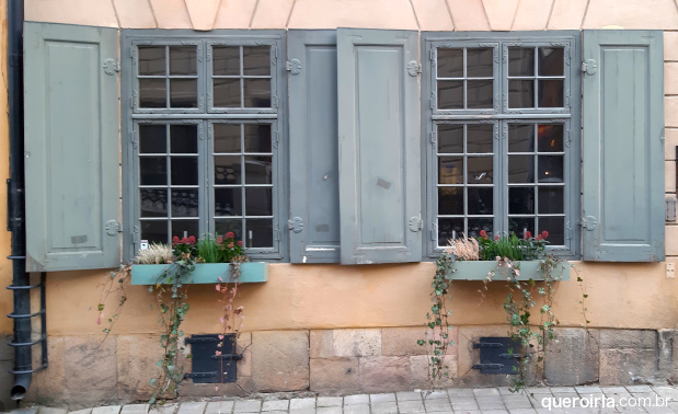 Detalhes de Gamla Stan, centro histórico de Estocolmo